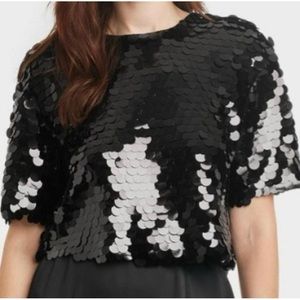 A New Day Women’s Short Sleeve Paillettes
